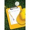 Better Office Products Plastic Clipboards, Durable, 12.5 x 9 Inch, Low Profile Clip, Yellow, Set of 12, 12PK 45020 - alternate 3